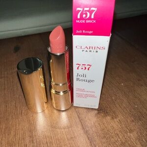 NWT Clarins Joli Rouge Lipstick - Nude Brick